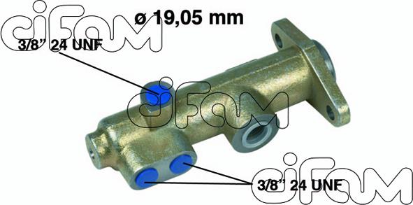 Cifam 202-034 - Головний гальмівний циліндр autocars.com.ua