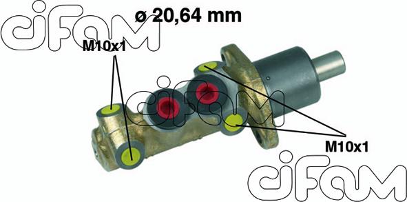 Cifam 202-059 - Главный тормозной цилиндр avtokuzovplus.com.ua