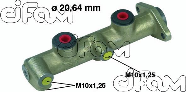 Cifam 202-095 - Головний гальмівний циліндр autocars.com.ua
