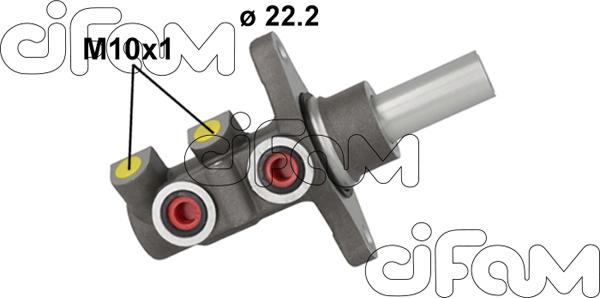 Cifam 202-1157 - Головний гальмівний циліндр autocars.com.ua