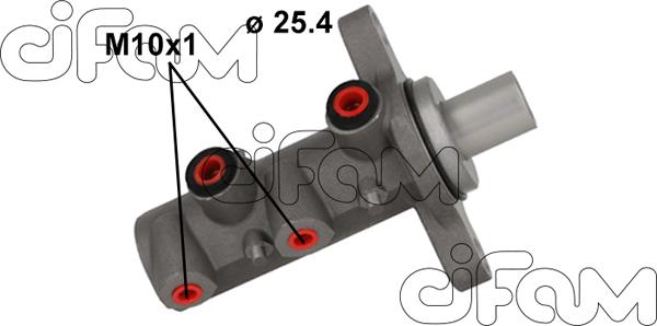 Cifam 202-1190 - Головний гальмівний циліндр autocars.com.ua