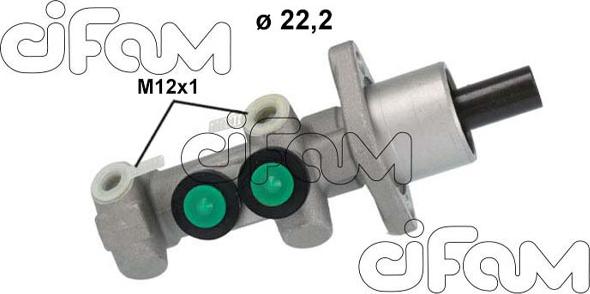Cifam 202-1247 - Головний гальмівний циліндр autocars.com.ua