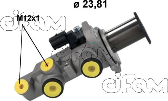 Cifam 202-1250 - Главный тормозной цилиндр autodnr.net