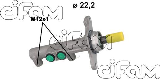 Cifam 202-1267 - Главный тормозной цилиндр avtokuzovplus.com.ua