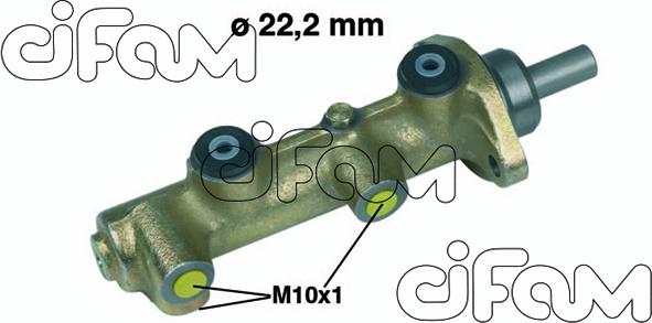 Cifam 202-127 - Головний гальмівний циліндр autocars.com.ua