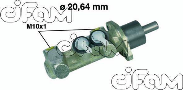 Cifam 202-147 - Головний гальмівний циліндр autocars.com.ua