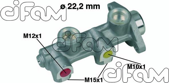 Cifam 202-189 - Головний гальмівний циліндр autocars.com.ua