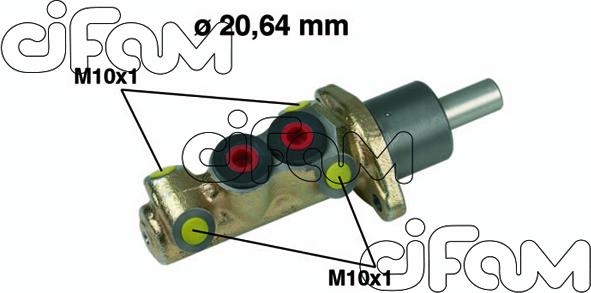 Cifam 202-193 - Головний гальмівний циліндр autocars.com.ua