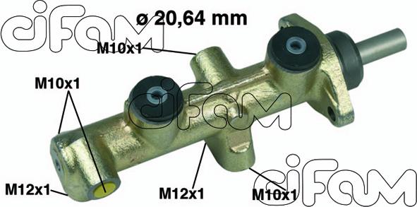 Cifam 202-204 - Головний гальмівний циліндр autocars.com.ua