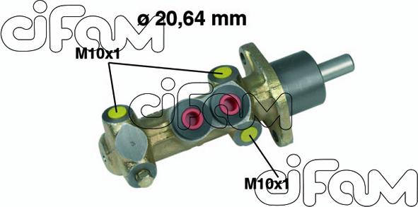 Cifam 202-216 - Главный тормозной цилиндр autodnr.net