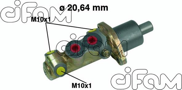 Cifam 202-225 - Главный тормозной цилиндр avtokuzovplus.com.ua