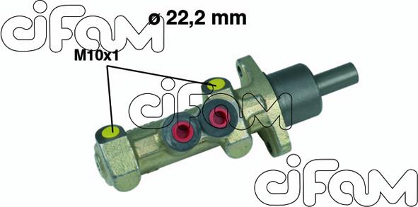 Cifam 202-227 - Главный тормозной цилиндр avtokuzovplus.com.ua