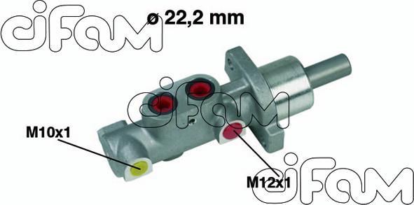 Cifam 202-297 - Главный тормозной цилиндр avtokuzovplus.com.ua