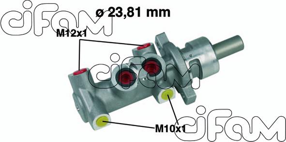 Cifam 202-301 - Главный тормозной цилиндр avtokuzovplus.com.ua