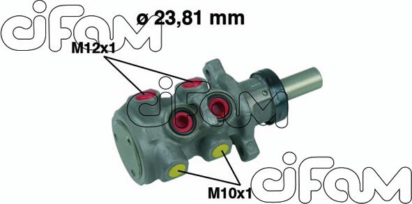 Cifam 202-312 - Главный тормозной цилиндр avtokuzovplus.com.ua