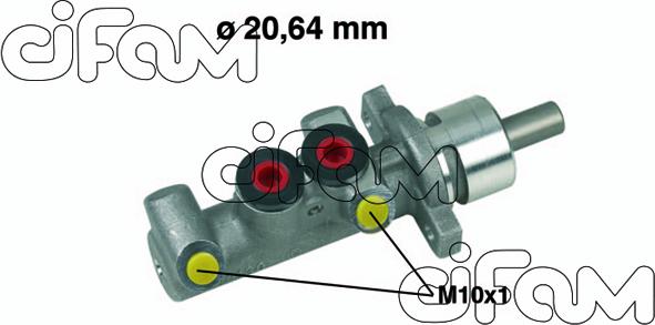 Cifam 202-356 - Главный тормозной цилиндр avtokuzovplus.com.ua