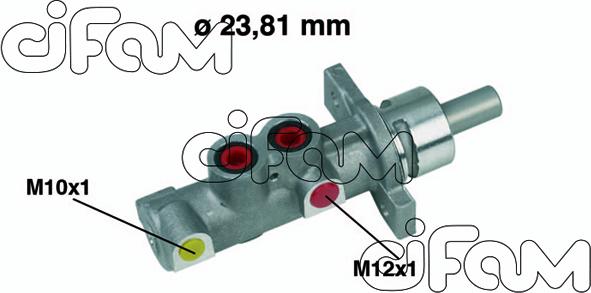 Cifam 202-358 - Главный тормозной цилиндр avtokuzovplus.com.ua