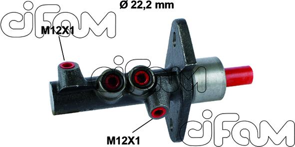 Cifam 202-374 - Главный тормозной цилиндр avtokuzovplus.com.ua