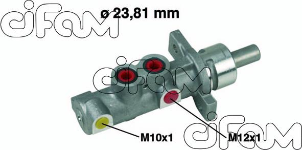 Cifam 202-409 - Головний гальмівний циліндр autocars.com.ua