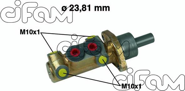 Cifam 202-419 - Головний гальмівний циліндр autocars.com.ua