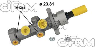 Cifam 202-426 - Главный тормозной цилиндр avtokuzovplus.com.ua