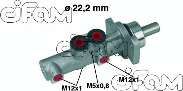 Cifam 202-437 - Главный тормозной цилиндр avtokuzovplus.com.ua