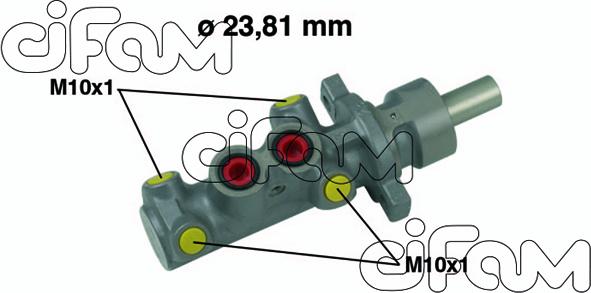 Cifam 202-504 - Главный тормозной цилиндр avtokuzovplus.com.ua