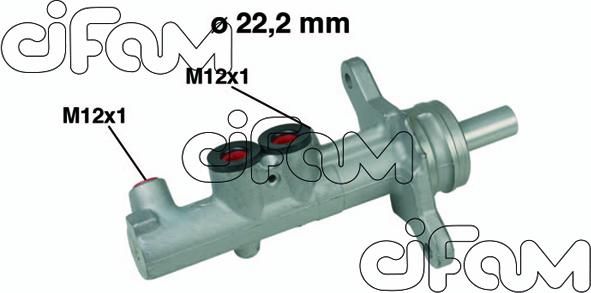 Cifam 202-535 - Главный тормозной цилиндр avtokuzovplus.com.ua