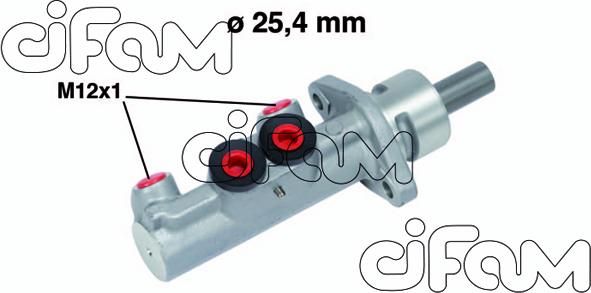 Cifam 202-605 - Головний гальмівний циліндр autocars.com.ua
