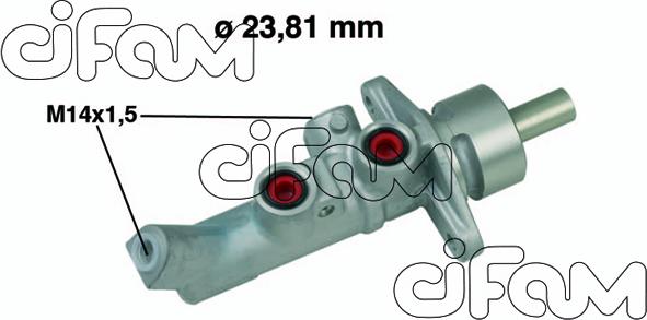 Cifam 202-648 - Главный тормозной цилиндр avtokuzovplus.com.ua