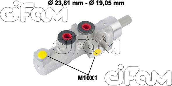 Cifam 202-773 - Главный тормозной цилиндр avtokuzovplus.com.ua