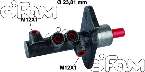 Cifam 202-860 - Головний гальмівний циліндр autocars.com.ua