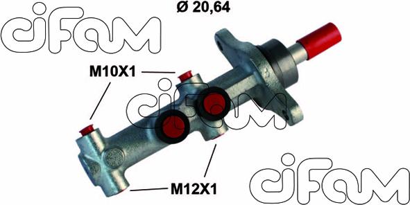 Cifam 202-864 - Головний гальмівний циліндр autocars.com.ua