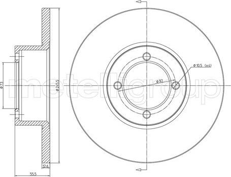 Cifam 800-022 - Тормозной диск avtokuzovplus.com.ua