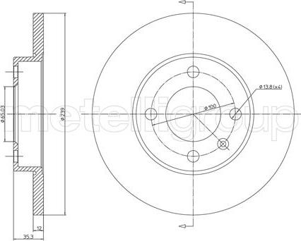 Cifam 800-053 - Тормозной диск avtokuzovplus.com.ua