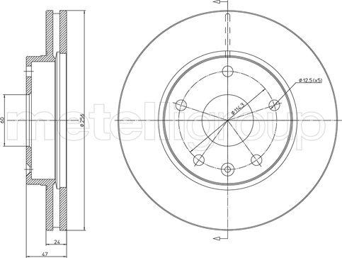 Cifam 800-1137 - Тормозной диск avtokuzovplus.com.ua