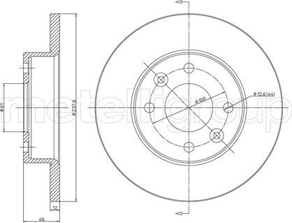 Cifam 800-114 - Тормозной диск avtokuzovplus.com.ua