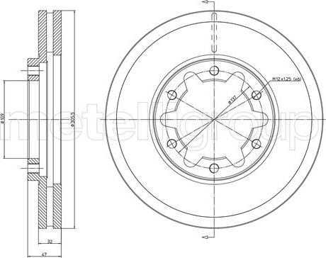 Cifam 800-1175 - Тормозной диск avtokuzovplus.com.ua