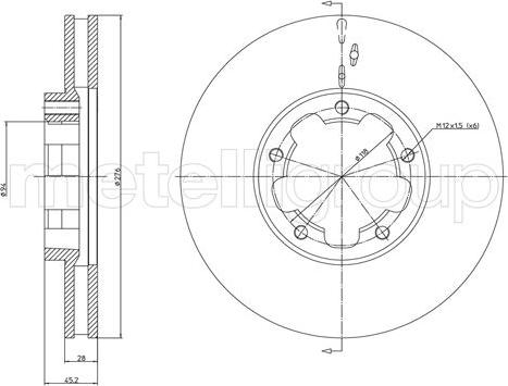 Cifam 800-1177 - Тормозной диск avtokuzovplus.com.ua