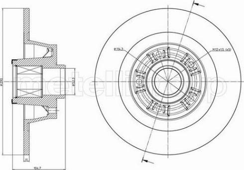 Cifam 800-1499 - Тормозной диск autodnr.net