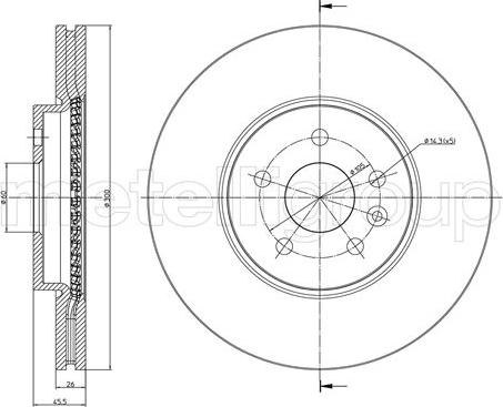 Cifam 800-1507C - Тормозной диск avtokuzovplus.com.ua