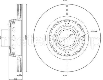 Cifam 800-330 - Тормозной диск autodnr.net