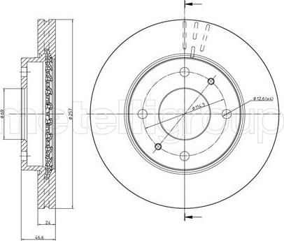 Cifam 800-591 - Тормозной диск avtokuzovplus.com.ua