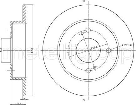 Cifam 800-660 - Тормозной диск avtokuzovplus.com.ua