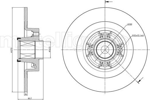 Cifam 800-804 - Тормозной диск avtokuzovplus.com.ua