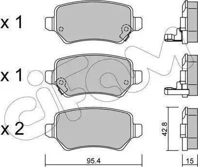 RIDER RD.3323.DB1515 - Тормозные колодки, дисковые, комплект autodnr.net