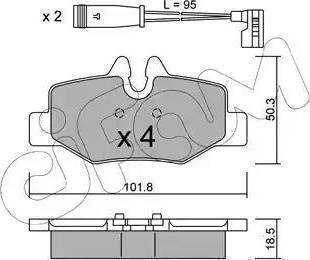 RIDER RD.3323.DB1601 - Тормозные колодки, дисковые, комплект autodnr.net