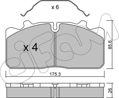 DT Spare Parts IT 0602S 29088 - Гальмівні колодки, дискові гальма autocars.com.ua