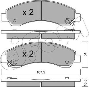 Remsa BPM1456.04 - Гальмівні колодки, дискові гальма autocars.com.ua