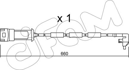 Cifam SU.090 - Сигналізатор, знос гальмівних колодок autocars.com.ua